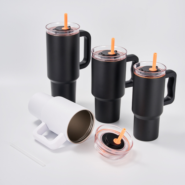 Outdoor portable 40oz stainless steel car cup